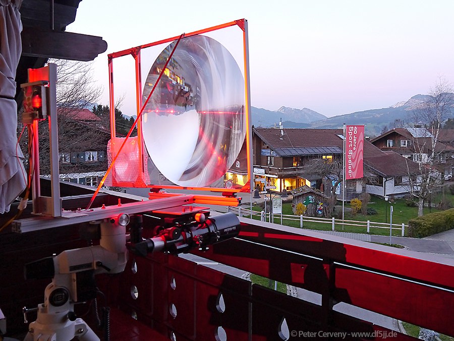 test of 600mm fresnel lens